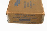 SMITH & WESSONM&PBLUED4"6 ROUNDWOODVERY GOODGOLD BOX1945-1948 - 14 of 15