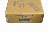 SMITH & WESSON
K38
BLUED
4"
38SPL
6 ROUND
WOOD GRIPS
VERY GOOD
GOLD BOX - 14 of 15