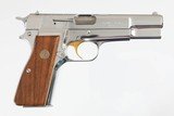 BROWNING HI POWER (CENTENNIAL)
HIGH POLISHED
NICKEL
5"
9MM
WOOD GRIPS
EXCELLENT CONDITION - 2 of 15