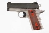 COLT
1911 DEFENDER
TWO TONE
3 1/4"
45 ACP
7 ROUND
DOUBLE DIAMOND GRIPS
LIKE NEW
BOX/PAPERWORK - 12 of 13