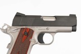 COLT
1911 DEFENDER
TWO TONE
3 1/4"
45 ACP
7 ROUND
DOUBLE DIAMOND GRIPS
LIKE NEW
BOX/PAPERWORK - 2 of 13