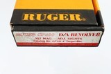 RUGER
GP100
BLUED
4"
357 MAG
6 ROUND
RUBBER GRIPS W/ WOOD INLAY
NEW
1987 YELLOW BOX - 13 of 13