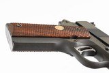 COLT
1911 GOLD CUP NATIONAL MATCH
BLUED
5"
45 ACP
7
DIAMOND CHECKERED WOOD
EXCELLENT
1977
FACTORY BOX - 11 of 18