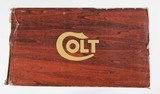 COLT
ACE
BLUED
5"
.22 LR
10
DIAMOND CHECKERED WOOD
1978
NEW (OLD STOCK)
FACTORY BOX - 18 of 19