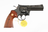 COLT
PYTHON
BLUED
4"
357 MAG
6 ROUND
WOOD GRIPS
LIKE NEW
1977
FACTORY BOX - 1 of 17