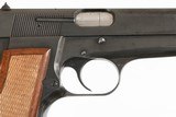 BROWNING
HI POWER
BLUED
4 1/2"
9MM
WOOD GRIPS
EXCELLENT
1974
NO BOX - 5 of 12