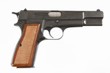 BROWNING
HI POWER
BLUED
4 1/2"
9MM
WOOD GRIPS
EXCELLENT
1974
NO BOX - 1 of 12