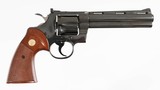 COLT
PYTHON
BLUED
6"
357 MAG
6 ROUND
WOOD GRIPS
LIKE NEW
1974
FACTORY BOX - 1 of 17