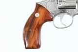 S&W65-3STAINLESS ENGRAVED3"357 MAG6SMOOTH WOODEXCELLENTNO BOX - 8 of 12