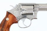 S&W65-3STAINLESS ENGRAVED3"357 MAG6SMOOTH WOODEXCELLENTNO BOX - 11 of 12