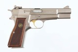 BROWNING
HI POWER
YR 1981 NICKEL/SILVER CHOME
9MM
13 ROUND
EXCELLENT - 1 of 14