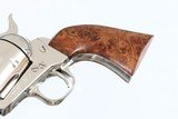 COLT SINGLE ACTION ARMY NICKEL 5 1/2" 357 MAG 6 ROUND BURL WALNUT GRIPS - 13 of 14