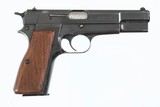 BROWNINGHI POWERBLUED5"9MM13RDWOODGOOD1981NO BOX - 1 of 13