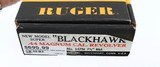 RUGERSUPER BLACKHAWK7.5"44 MAG6NON-FLUTTEDFACTORY YELLOW BOX - 16 of 16