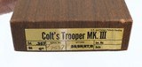 COLTTROOPER MK IIIBLUED6"357 MAG6WOODEXCELLENT1969FACTORY BOX - 17 of 17