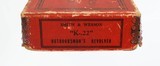 SMITH & WESSONK-22 OUTDOORSMAN6"USED BYHICKOK45 / LETTERVERY GOODRED BOX - 17 of 18