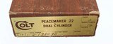 COLT
PEACEMAKER
BLUED
7 1/2"
22 /22MAG
6 ROUND
VERY GOOD
FACTORY
BOX/PAPERS - 15 of 15