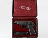 WALTHER
PP ENGRAVED
BLUED
3 3/4"
32 ACP
7
POLYMER
FACTORY PRESENTATION BOX / TEST TARGET - 13 of 15