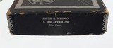 SMITH & WESSON39 (NO DASH)BLUED4"9MM8WOODVERY GOOD-EXCELLENTFACTORY BOX - 14 of 15