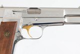 BROWNING HI POWER (CENTENNIAL)
HIGH POLISHED
NICKEL
5"
9MM
WOOD GRIPS
EXCELLENT CONDITION - 9 of 13