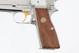 BROWNING HI POWER (CENTENNIAL)
HIGH POLISHED
NICKEL
5"
9MM
WOOD GRIPS
EXCELLENT CONDITION - 10 of 13