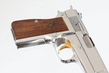 BROWNING HI POWER (CENTENNIAL)
HIGH POLISHED
NICKEL
5"
9MM
WOOD GRIPS
EXCELLENT CONDITION - 11 of 13