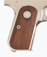 COLT
1903
3 3/4" BARREL
32 ACP
NICKEL
WOOD GRIPS
EXCELLENT
WITH BOX - 2 of 16