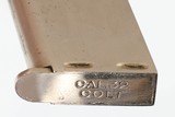 COLT
1903
3 3/4" BARREL
32 ACP
NICKEL
WOOD GRIPS
EXCELLENT
WITH BOX - 12 of 16