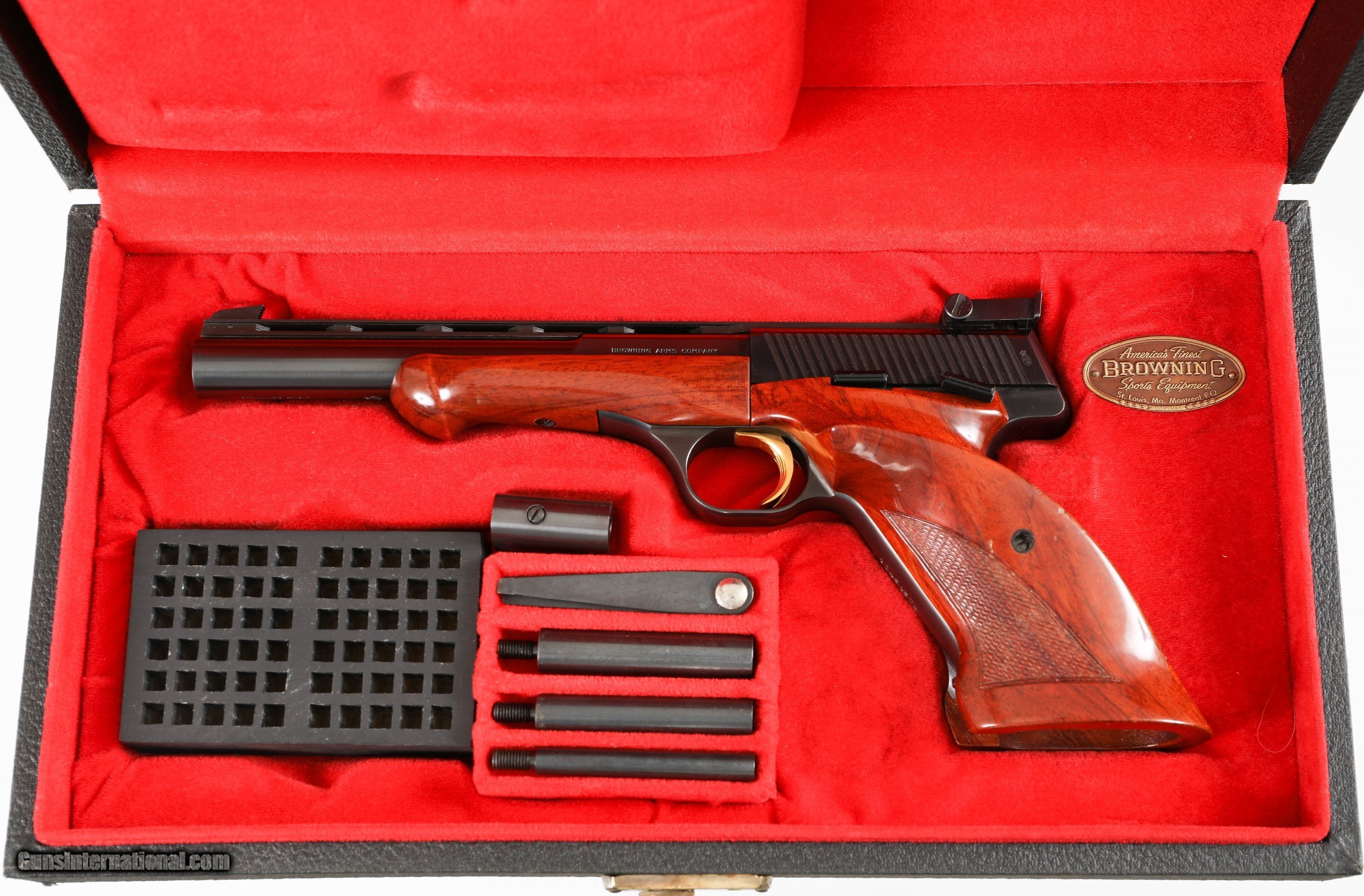 Browning Medalist 22lr With Factory Display Box And Weight Set 1186