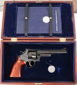 SMITH AND WESSON MODEL 25-3
45 LC
TTT
125TH ANNIVERSARY COMMEMORATIVE (1852-1977) WITH PRESENTATION CASE & PAPERS - 18 of 18