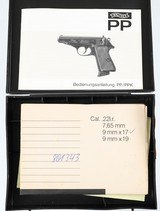 WALTHER
PPK/S
380 ACP
PISTOL
100 YEAR ANNIVERSARY MODEL
(1886-1986)
LNIB - 16 of 16