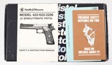 SMITH & WESSON
MODEL 422
22 LR
PISTOL BOX AND PAPERS - 13 of 13