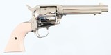 COLT
SAA
3RD
GEN
NICKEL
44 SPECIAL
5 1/2" BARREL REVOLVER
BOX AND PAPERS - 1 of 13