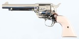 COLT
SAA
3RD
GEN
NICKEL
44 SPECIAL
5 1/2" BARREL REVOLVER
BOX AND PAPERS - 4 of 13
