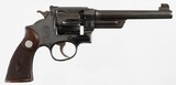 SMITH & WESSON
MODEL
38/44 OUTDOORSMAN'S
38 SPECIAL
REVOLVER
(1931-41 YEAR MODEL)
PRE WAR - 1 of 12
