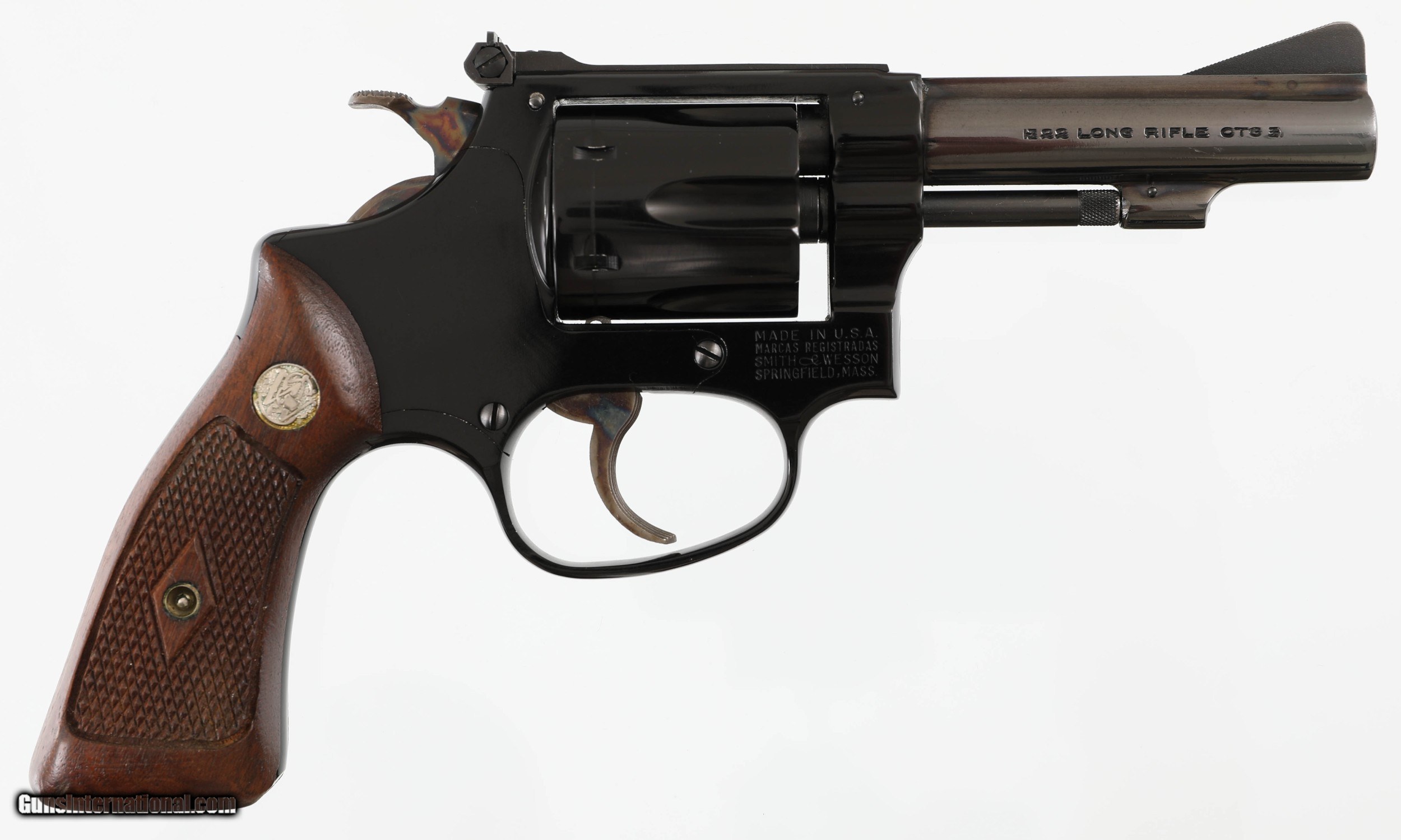 SMITH & WESSON MODEL 43 22LR REVOLVER (1960 YEAR MODEL)