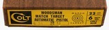 COLT
WOODSMAN
MATCH TARGET
22LR
PISTOL
(1949 YEAR MODEL) - 14 of 17