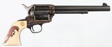 COLT
SINGLE ACTION ARMY
45 LC
REVOLVER WITH SCRIMSHAW GRIPS & NON FLUTED CYLINDER
(1984 YEAR MODEL - 3RD GEN) - 1 of 18