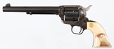 COLT
SINGLE ACTION ARMY
45 LC
REVOLVER WITH SCRIMSHAW GRIPS & NON FLUTED CYLINDER
(1984 YEAR MODEL - 3RD GEN) - 4 of 18