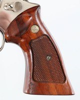 SMITH AND WESSON MODEL 27-2 NICKEL6" BARREL TARGET HAMMER, GRIPS AND TRIGGER - 5 of 10