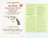 RUGERSECURITY-SIX4" BARREL357MAGNEW OLD STOCKBOX AND PAPERS - 10 of 10