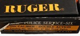 RUGERSERVICE-SIX4" BARREL(RARE)9MMNEW OLD STOCKBOX AND PAPERS - 13 of 14
