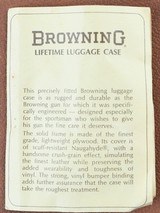BROWNING LUGGAGE CASE
(11" x 36 1/2") - 9 of 10
