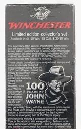 WINCHESTER
30-30 WIN
RIFLE AMMUNITION
(100 YEARS OF JOHN WAYNE COMMEMORATIVE EDITION) - 4 of 4