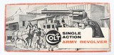 COLTSINGLE ACTION ARMY 2ND GEN45LCREVOLVER(1959 YEAR MODEL - STAGECOACH BOX & EXTRA CYLINDER) - 12 of 14