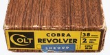 COLTCOBRA38 SPECIALREVOLVER(1961 YEAR MODEL) BOX AND PAPERS - 11 of 12