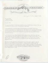 SMITH & WESSON44 HAND EJECTOR44 SPECIALREVOLVER(YEAR MODEL 1927 - FACTORY LETTER; TEXAS SHIPPED) - 11 of 12