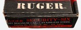 RUGER
SECURITY-SIX
357 MAGNUM
REVOLVER
(1984 YEAR - LNIB) - 11 of 13