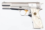 BROWNINGHI-POWER9MM"CHROME" PISTOL(CENTENNIAL MODEL - 3500 MANUFACTURED - 1978 YEAR MODEL) - 4 of 15
