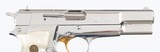 BROWNINGHI-POWER9MM"CHROME" PISTOL(CENTENNIAL MODEL - 3500 MANUFACTURED - 1978 YEAR MODEL) - 3 of 15